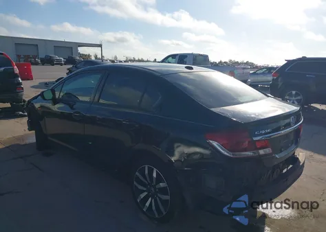 2015 Honda Civic Ex-L from USA, damaged, VIN 19XFB2F92FE235652